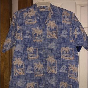 Go Barefoot Button Up Large Shirt